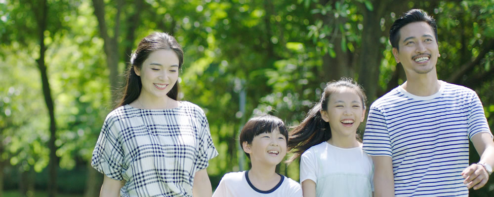 家族の写真素材